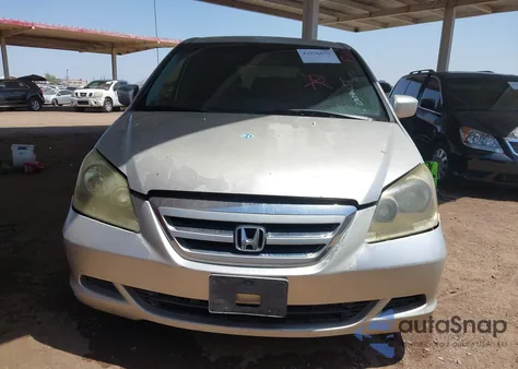 2005 Honda Odyssey Ex из США, поврежденный, VIN 5FNRL384X5B004055